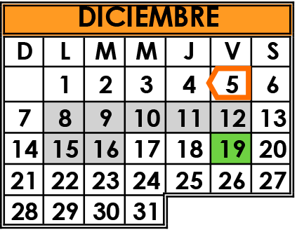 Actividades Académicas en Bachillerato Cuatrimestral del mes Diciembre 2023