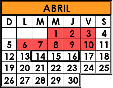 Actividades Académicas en Bachillerato Semestral del mes Abril 2025