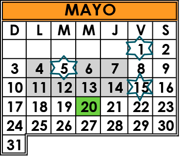 Actividades Académicas en Bachillerato Semestral del mes Mayo 2025