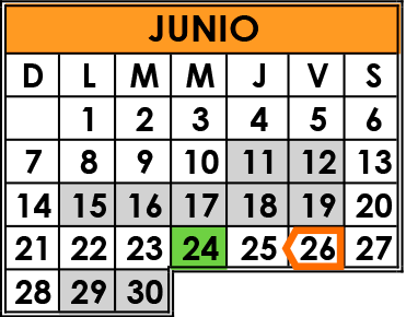 Actividades Académicas en Bachillerato Semestral del mes Junio 2025