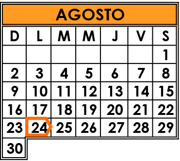 Actividades Académicas en Bachillerato Semestral del mes Agosto 2025