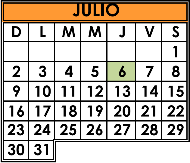 Actividades Académicas en Bachillerato Semestral del mes Julio 2023