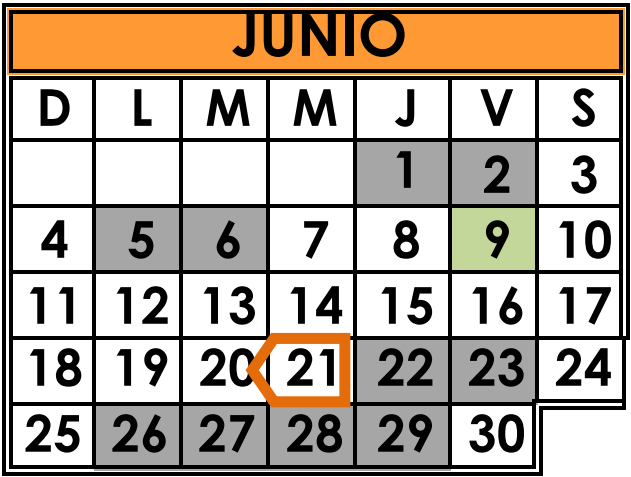 Actividades Académicas en Bachillerato Semestral del mes Junio 2023