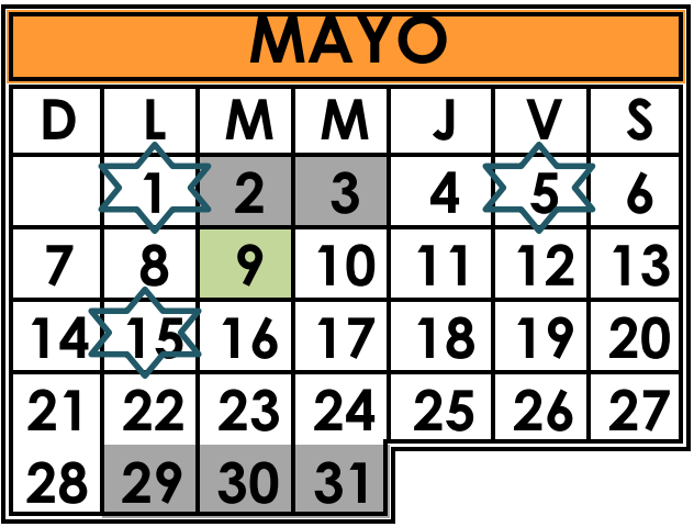 Actividades Académicas en Bachillerato Semestral del mes Mayo 2023