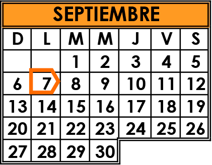 Actividades Académicas en Bachillerato Cuatrimestral del mes Septiembre 2026